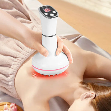Household electric meridian brush leg abdomen shoulder and neck massager scraping instrument relax the muscles of the whole body S17368571e48245a5b0beda2fc00f021eJ Red, White and Blue Products Store