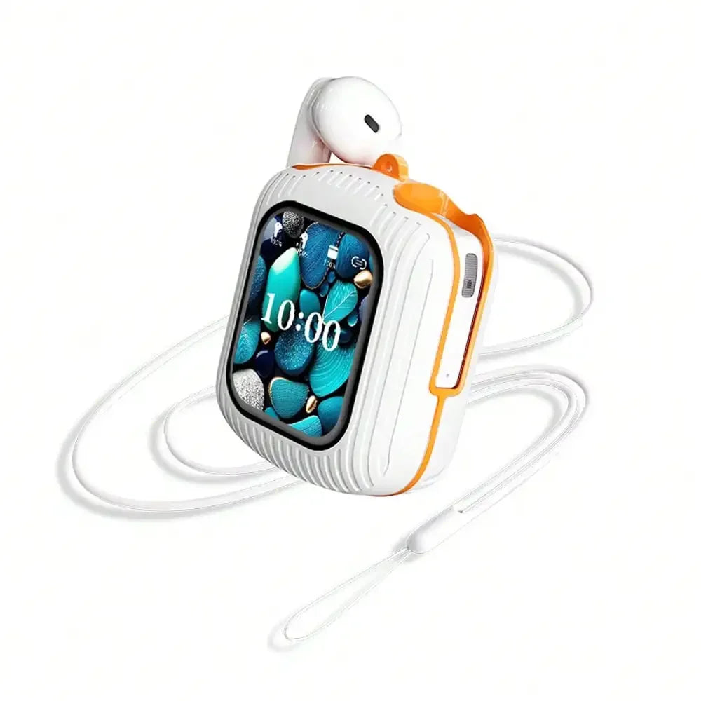 Intelligent wireless touch screen multifunctional earphones ENC noise cancelling Bluetooth earphones can be plugged into TF card United States K8-WHITE S970cc1cf9780466586e8b71abb302b85R Amrit Store
