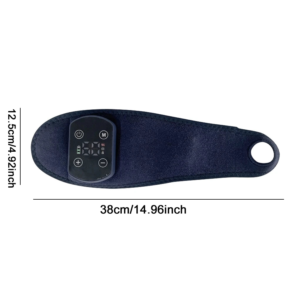 Wireless Electric Heating Wrist Massager 5 Levels Hot Compress 3 Levels Vibration Hand Massage Wrist Guard Band Support Belt Sfaf66f5af80e4f6d9ae18ba5562c0468F Red, White and Blue Products Store