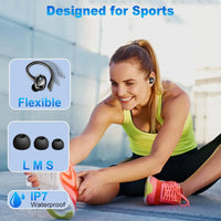 Bluetooth 5.3 Wireless Earbuds | IP7 Waterproof 50H Playback | Sports Earphones with Noise Cancelling Mic for Workout/Running. A2dab6553e400482695603332b77b523aT Amrit Store