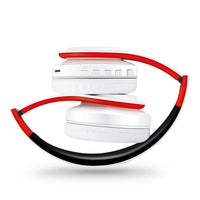 Stereo Wireless Headphones Bluetooth Headset with Mic SD Card Slot for Girls - Samsung Sport Style - 20 Hours Playtime White Red A8e04d3d33e404bc6a3992a5c4dc1f7e0W Amrit Store