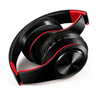 Stereo Wireless Headphones Bluetooth Headset with Mic SD Card Slot for Girls - Samsung Sport Style - 20 Hours Playtime Black Red A97d62a5eeaff4788bc04b573fb0bd8ebc Amrit Store
