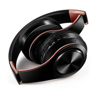 Stereo Wireless Headphones Bluetooth Headset with Mic SD Card Slot for Girls - Samsung Sport Style - 20 Hours Playtime Black Rose Gold Aa40003b274084c11999fccefb89b1836A Amrit Store