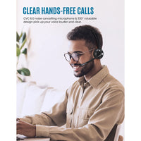 1/2 pack Mpow Pro Office Wireless Bluetooth V5.0 headphone With Microphone 13H Talking Time For Driver Call Center Skype Office H141017bfe294447a851d3b1b3d7fd4dbT Amrit Store
