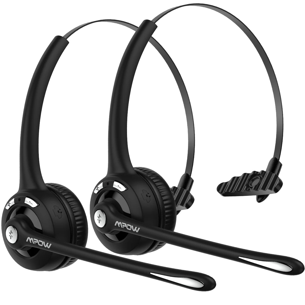 1/2 pack Mpow Pro Office Wireless Bluetooth V5.0 headphone With Microphone 13H Talking Time For Driver Call Center Skype Office 2PCS H5bc45b939ee14243a20fa1f6123f0f19i Amrit Store