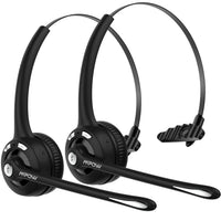 1/2 pack Mpow Pro Office Wireless Bluetooth V5.0 headphone With Microphone 13H Talking Time For Driver Call Center Skype Office 2PCS H5bc45b939ee14243a20fa1f6123f0f19i Amrit Store