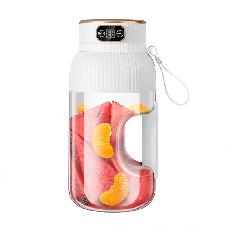 1000ML Portable Juicer Blender Fruit Juicer USB Charging Lemon Orange Fruit Juicing Cup Smoothie Blender Machine Kitchen Tools 1000ML S0363673e176541bcbb065613316c93e1b Amrit Store