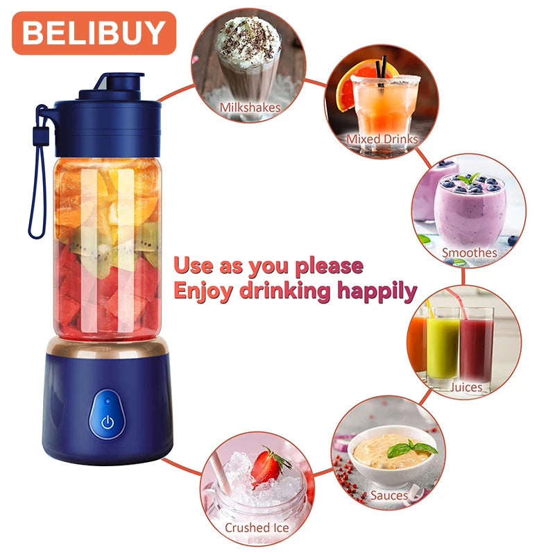 Portable Electric Juicer USB Charging Orange Lemon Fruit Blender Mini Household Juice Squeezer Mixer Citrus Juicer for Travel S06f815f669f24483ad8ce3ff27d8ab4cu Amrit Store