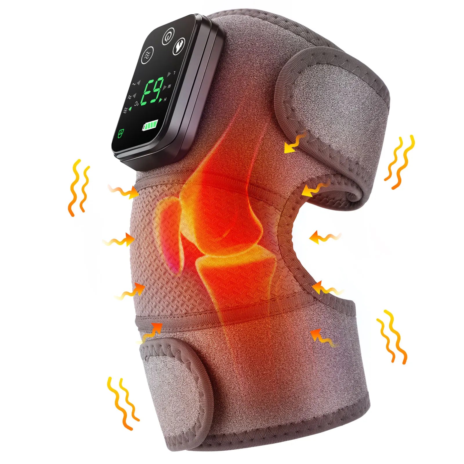Intelligent Electric Heating Knee Protection Massage Warm Compress Joint Protection Neck Shoulder Knee Vibration Device GRAY S0dd771bee5cf47ffa127fd6049709d79v Red, White and Blue Products Store
