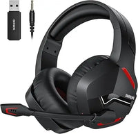 BINNUNE BW01 Wireless Gaming Headset with Mic for PC PS4 PS5 2.4G Bluetooth USB Gamer Headphones with Mic for Laptop Computer Red S0f03e0a9b8c34d8cba6da277f7b7ae13m Amrit Store
