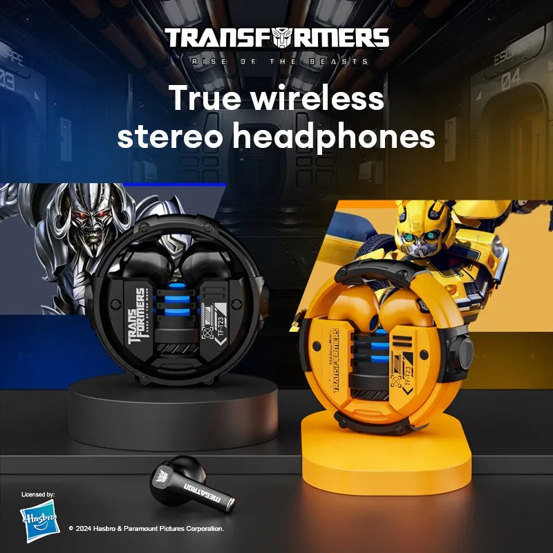 Ship From US Transformers Wireless Bluetooth Earphones Low Latency Gaming Headset TF-T23 HD Call with Mic Earbuds Sport S165af146456e4defb71b5a99bc8986bdu Amrit Store