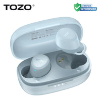 Refurbished TOZO TWS Earbuds in-Ear Wireless Bluetooth Headsets with With Mic Touch Control Sport Waterproof for Iphone Android Blue United States S20fe8b6a911145d595cce73d0836b85dC Amrit Store