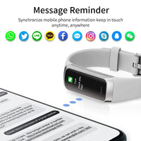LIGE Hot Sales Smartband Lightweigh Sports Sleep Health Monitoring Waterproof Reminder Men Women's Smart Watch Local Logistics S22d3c8a71da24610b3b18d48f6475609Q Red, White and Blue Products Store