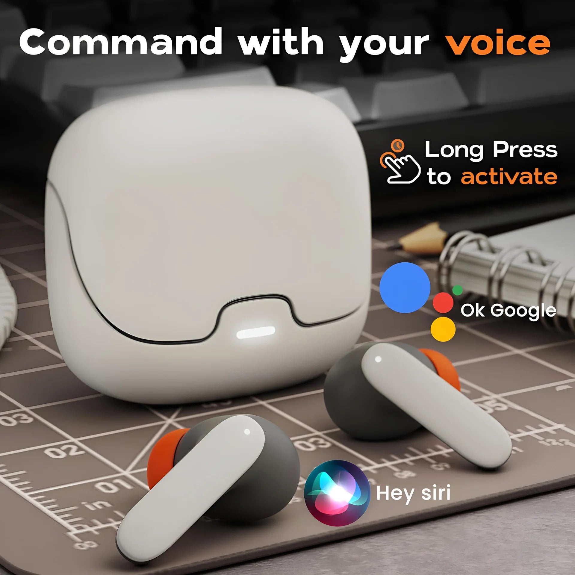 TWS Wireless Earbuds BT 5.4 Low Latency Game Earphones Microphone Noise Reduction Fast Charging Game Mode Listen Music Headset S25f1db4836b046628f059584e08daf7eU Amrit Store