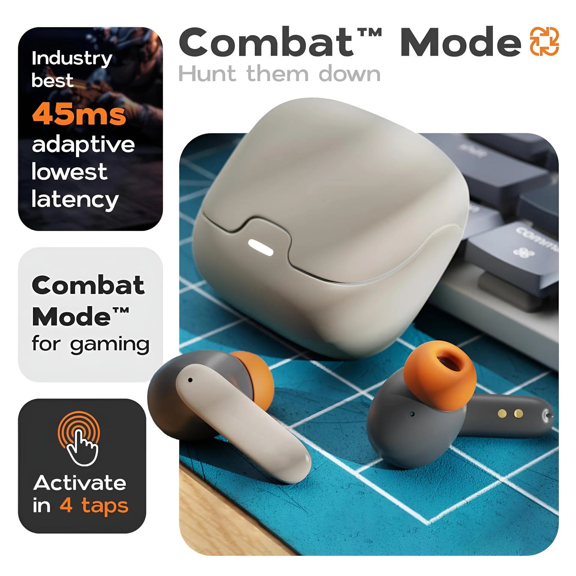TWS Wireless Earbuds BT 5.4 Low Latency Game Earphones Microphone Noise Reduction Fast Charging Game Mode Listen Music Headset S272da2ffe9c24e1bb8bc721185f57cd31 Amrit Store