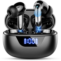 Wireless Headphones,Bluetooth 5.3 Stereo Earphones in Ear with 4 ENC Mic Clear Calls,Noise Cancelling Ear Buds,48H battery life. Black S299bd20c96a74af9b2e8ed2d593c5755B Amrit Store