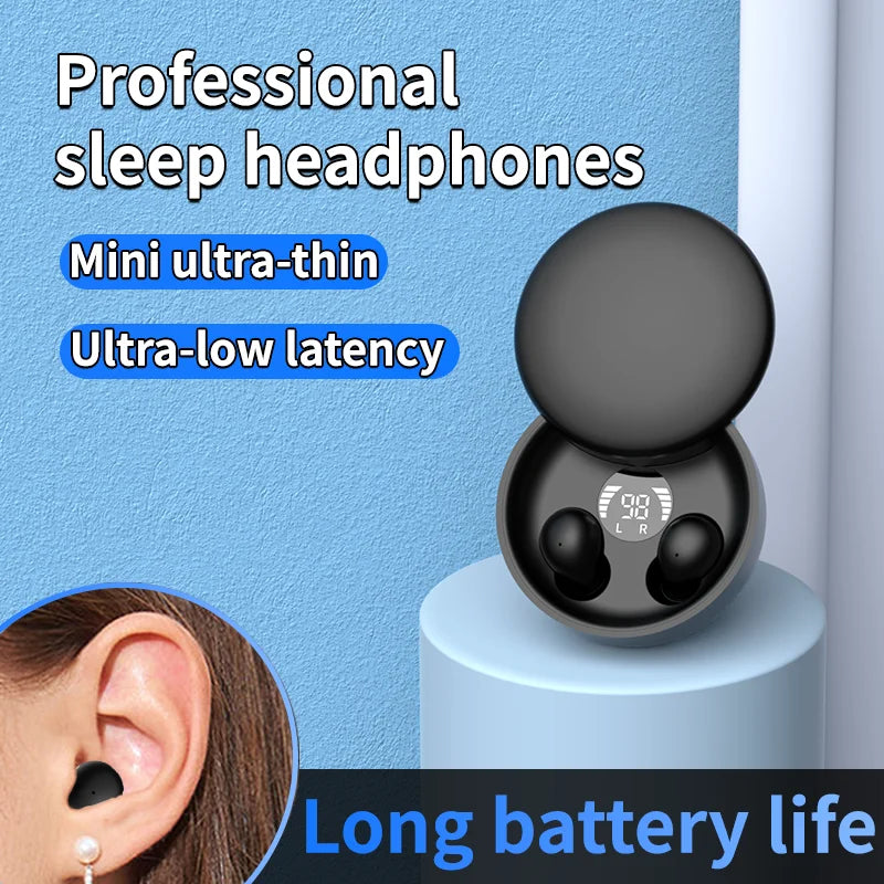 SK26 Bluetooth 5.4 Wireless Earphones Small Earbuds Sleeping Sport Invisible Headphones Bass Sound Quality Headset Sliding Cover S2cdda5dbc67649e185499a23219a1279R Amrit Store