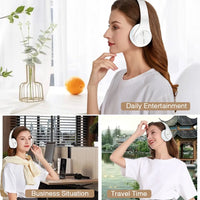 Stereo Wireless Headphones Bluetooth Headset with Mic SD Card Slot for Girls - Samsung Sport Style - 20 Hours Playtime S35897f25565644fd8df59d9ac7a71562o Amrit Store