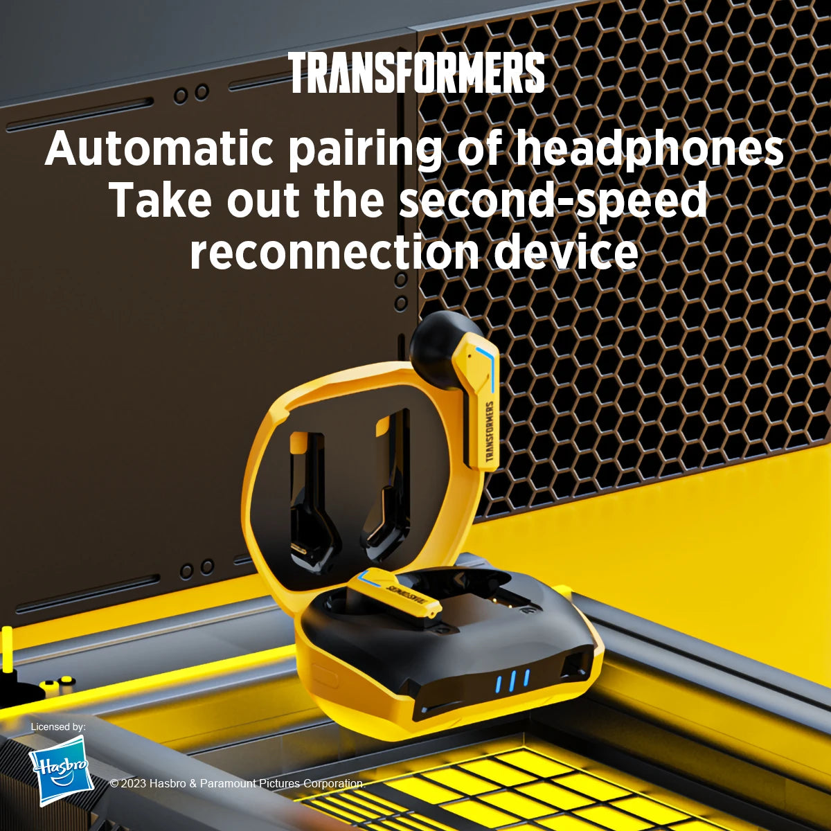 Ship From US Transformers TF-T06 Bluetooth Earphones Gaming Headset Low Latency with Mic Headphones HD Call Wireless Earbuds S3a0387a4c6f04f0394bb487a87c6b5831 Amrit Store