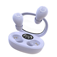 Trendy wireless headphones 5.4 bluetooth headset mini sleep sports invisible earbuds HD HIFI music bass sound quality earphones Purple United States S3a183f1c87c149408a89d6e80500a436I Amrit Store