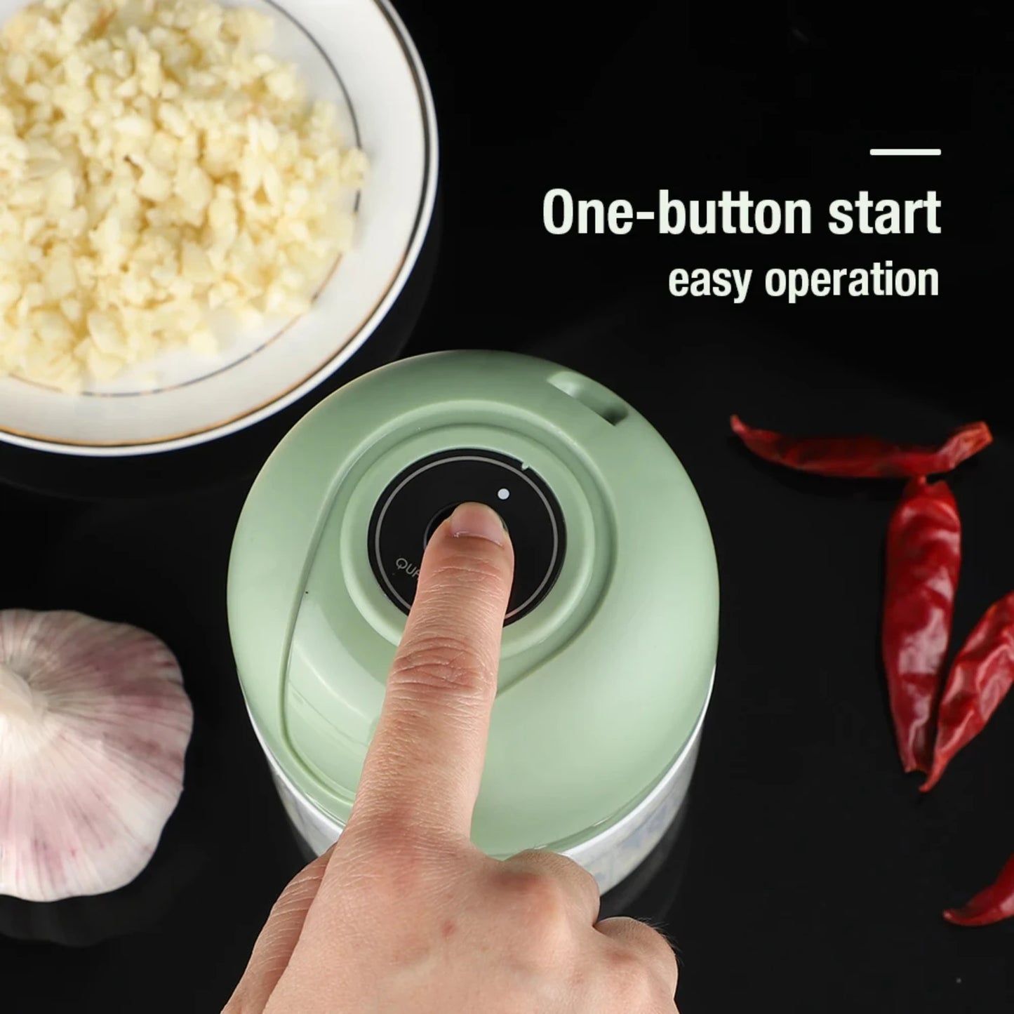 250ml Garlic Masher Crusher, Portable Garlic Chopper, USB Food Processor Kitchen Kitchen Gadgets Wireless Garlic Beater S3a5a0528f67e45d1aed45c8458f04d07q Amrit Store