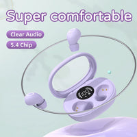 Trendy wireless headphones 5.4 bluetooth headset mini sleep sports invisible earbuds HD HIFI music bass sound quality earphones S3ae1ce760a1741af83e1b97cfb589289A Amrit Store