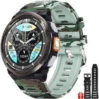 EIGIIS 1.45 Inch Smart Watch KE5 3ATM Waterproof Original Design Sports Watch With Compass And Altitude Barometer LED Flashlight KE5-BCN United States S3efbf60d5c3542b184ef8457ce3d7727n Red, White and Blue Products Store