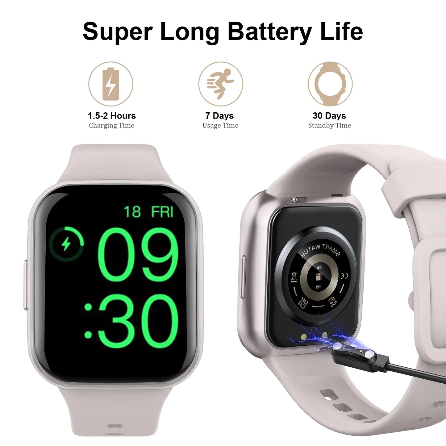 Smart Watch, Fitness Tracker Watch for Men Women, 1.69'' Touch Smartwatch Fitness Watch with Pedometer/Sleep Monitor. S3f2a77fec0854ada8e62922251a0ccc6T Red, White and Blue Products Store
