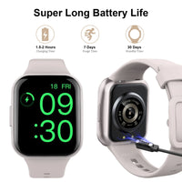 Smart Watch, Fitness Tracker Watch for Men Women, 1.69'' Touch Smartwatch Fitness Watch with Pedometer/Sleep Monitor. S3f2a77fec0854ada8e62922251a0ccc6T Red, White and Blue Products Store