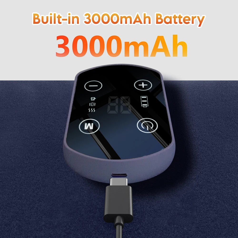 Wireless Electric Heating Wrist Massager 5 Levels Hot Compress 3 Levels Vibration Hand Massage Wrist Guard Band Support Belt S4316d864116e4840a5eb649390674e192 Red, White and Blue Products Store