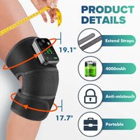 Intelligent Electric Heating Knee Protection Massage Warm Compress Joint Protection Neck Shoulder Knee Vibration Device S4655ba1a368d49beb0e8d52a242884750 Red, White and Blue Products Store