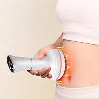 Household electric meridian brush leg abdomen shoulder and neck massager scraping instrument relax the muscles of the whole body S48b47c290ad64598a74e7b96f9f99837L Red, White and Blue Products Store