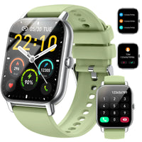 Smart Watch, 1.85" Smartwatch for IP68 Waterproof, 110+ Sport Modes, Fitness Activity Tracker, Heart Rate Sleep Monitor. Green S4a445bbd2f414eb283f8fd1ac2be2685N Red, White and Blue Products Store