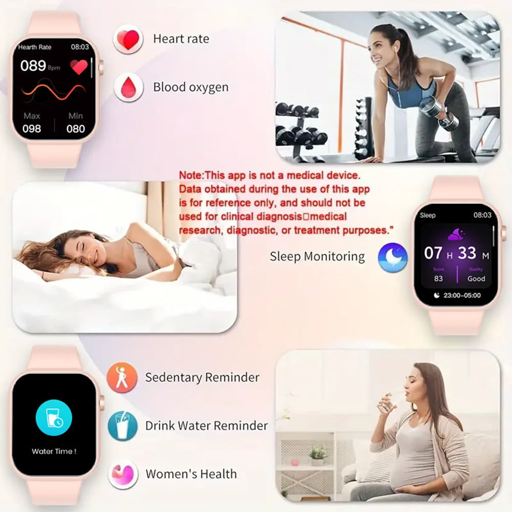 SENBONO Life3 Women Smart Watch Bluetooth Dials Call Health Monitor Watch Sport Waterproof Smartwatch Women for IOS Android S4dce62eaf0ea4bcb8b109ca863cb30d21 Red, White and Blue Products Store