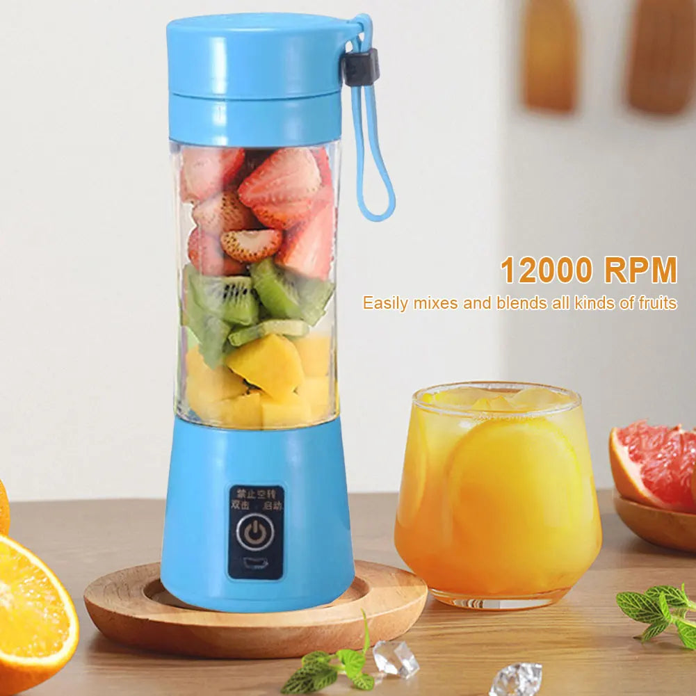 Electric Juicer Mini Portable Blender Fruit Mixers Fruit Extractors Multifunction Juice Maker Machine Blender Smoothies Mixer S4f5c02e65bd24694ada802961eac5b11f Amrit Store