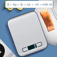 Digital Kitchen Scale LED Display 5kg/1g Stainless Steel Panel Electronic Scales Home Jewelry Food Snacks Weighing Baking Tools S50025b74afd24c24bf4d25f5910d9a45a Amrit Store