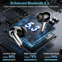 Wireless Headphones,Bluetooth 5.3 Stereo Earphones in Ear with 4 ENC Mic Clear Calls,Noise Cancelling Ear Buds,48H battery life. S5a878a5dbc214a0a8b999e6f928651dao Amrit Store