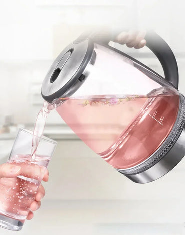 Electric Glass Kettle – 1.5L Borosilicate Tea Pot with Heating Base, Fast Boil Water Heater for Home & Office S5be3671316a34a1dbc7a4609647879efP Amrit Store