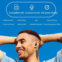 TWS A6S Headset Wireless Earphones Bluetooth Headphones Sport LED Display Touch Stereo Fone Bluetooth Earbuds for Xiaomi Huawei S5dcde8bd4926480da32abf0aacba819f5 Amrit Store