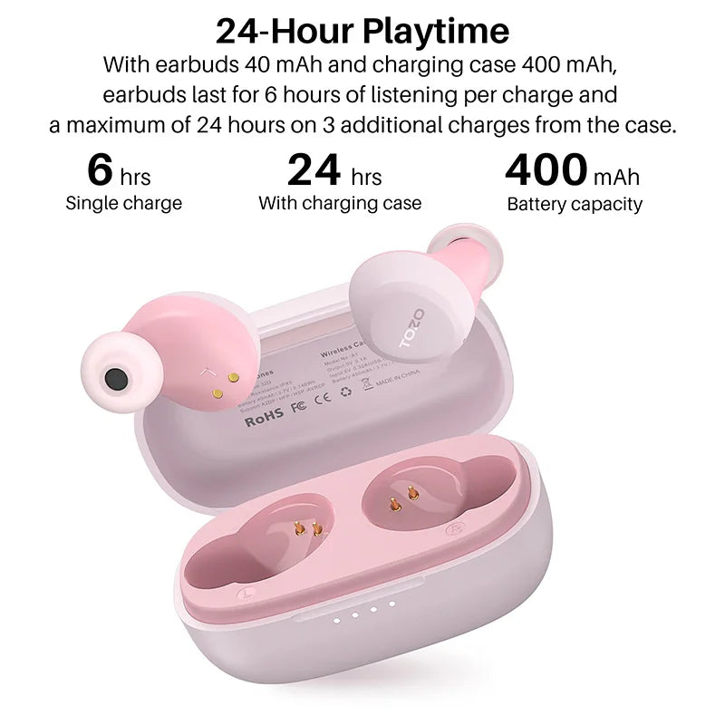 Refurbished TOZO TWS Earbuds in-Ear Wireless Bluetooth Headsets with With Mic Touch Control Sport Waterproof for Iphone Android S5e8f610de1874aca8dd9f6896dc83ec3b Amrit Store