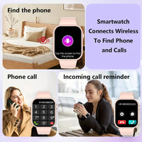 SENBONO Life3 Women Smart Watch Bluetooth Dials Call Health Monitor Watch Sport Waterproof Smartwatch Women for IOS Android S6115ce7959244cc484b302075c038e39m Red, White and Blue Products Store