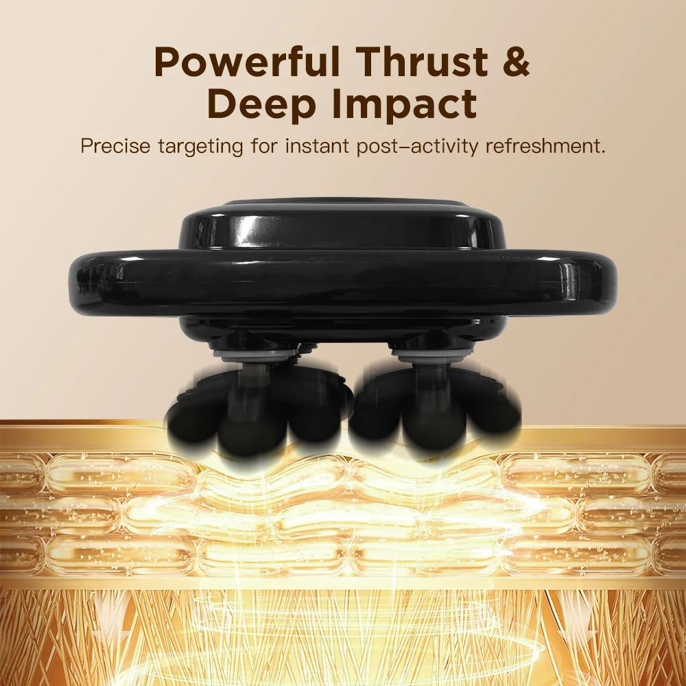 22-Head Fascia Gun High-Frequency Vibration Body Massage Gun Waist and Back Massager Neck Shoulder Massager Muscle Masajeador S6178010ca4364257804ad7cf4a63844ae Red, White and Blue Products Store