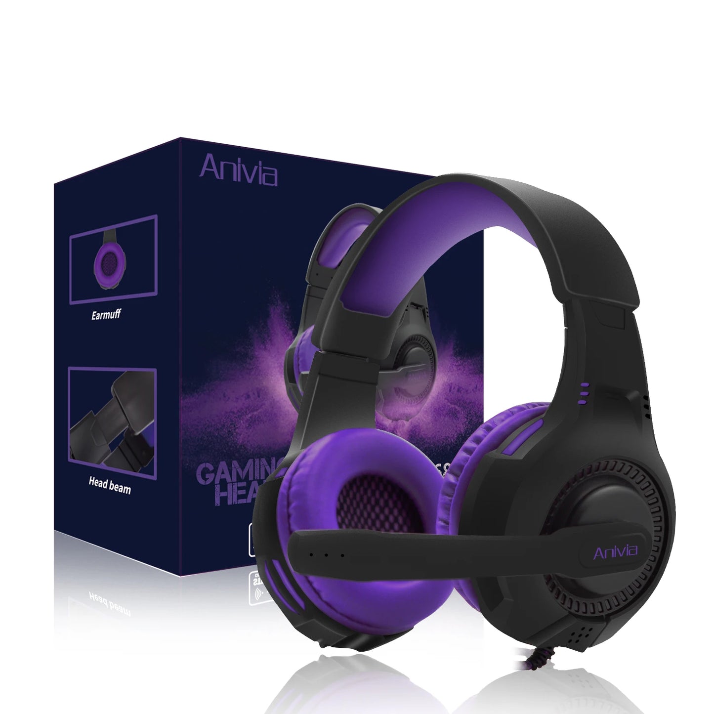 Wired Gaming Headset with Mic Noise Isolating Over-Ear, PC/PS4/PS5/Xbox Compatible, Volume Control, 3.5mm Audio Jack S618a549ce513470fa376be4b5d3a81096 Amrit Store