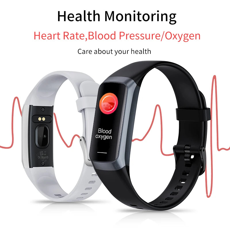 LIGE Hot Sales Smartband Lightweigh Sports Sleep Health Monitoring Waterproof Reminder Men Women's Smart Watch Local Logistics S6266ceef0d924957acd9383cef16a0f9u Red, White and Blue Products Store