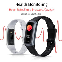 LIGE Hot Sales Smartband Lightweigh Sports Sleep Health Monitoring Waterproof Reminder Men Women's Smart Watch Local Logistics S6266ceef0d924957acd9383cef16a0f9u Red, White and Blue Products Store