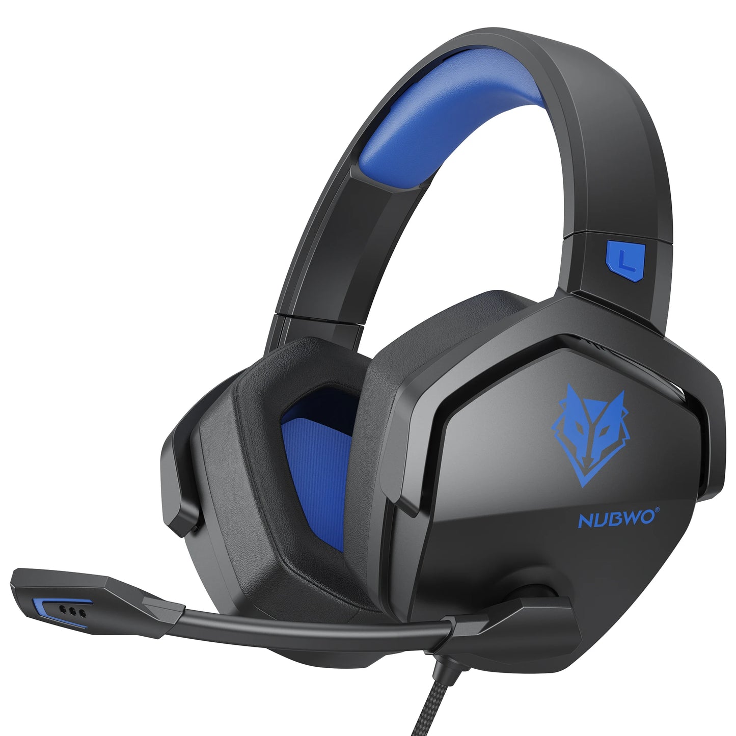 NUBWO N16 Gaming Headset - Noise Canceling Mic, Stereo Sound, and Comfortable Design Gaming Headphones for PS5, PS4, Xbox One Blue United States S629d18b33a4d44c5a44ed9d39fb053f39 Amrit Store
