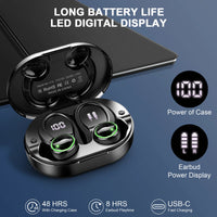 DRSAEC Wireless Earbuds Sports, Bluetooth Headphones 5.3,4 ENC Noise Cancelling Mic, IP7 Waterproof Headset, 50H Playback. S653f4e7bd52242dd8b7cda5fec2a51c3p Amrit Store