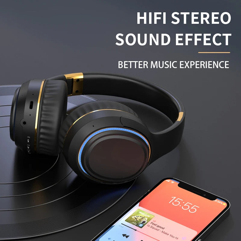 TWS Bluetooth Headphone Wireless Music Headset Over The Ear High Fidelity Bass Stereo Sports Bluetooth Earphones with AUX Cable S65cd58a4a12349999168f65e7751e27eK Amrit Store