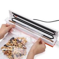 Eletric Vacuum Sealer Degasser Machine with 10PCS Vacuum Packaging Vinyl Bags Vacuum Food Sealer for Home and Kitchen Supplies S684cce370abb43299e07317fbf7811b9V Amrit Store