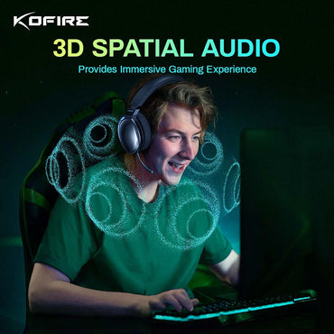 Kofire UG-06 Gaming Headset Low Latency 2.4G Bluetooth Wireless Headphones with Mic RGB Gradient Light Wired for PC PS5 Switch S689a213fbfec4f249aa5c8e1f7837138p Amrit Store
